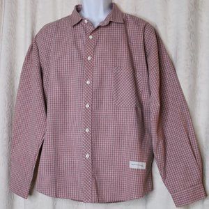 Men's Casual Plaid Shirts Size XL MO JIA L Sleeved